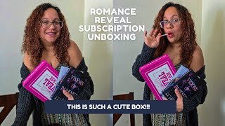 Reveal (romance) Book Box Unboxing | First time getting this subscription box!