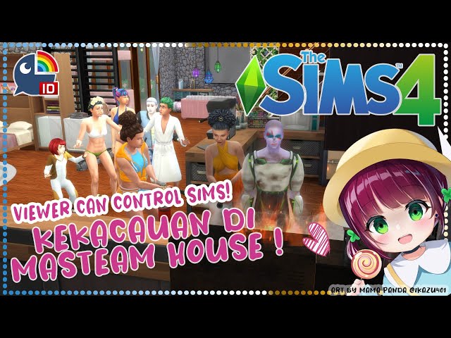 〔The Sims 4〕Kekacauan di Masteam House (ʃƪ¬‿¬)【NIJISANJI ID | NAGISA ARCINIA】のサムネイル