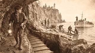The Lake Superior Cliff Cave Sealed by the Coast Guard 1907 — A Keeper's Son Found Bronze Stairs