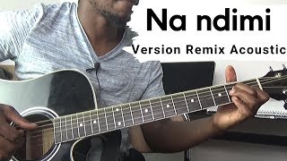 Na ndimi de Moise Mbiye version acoustique Tuto guitare acoustique