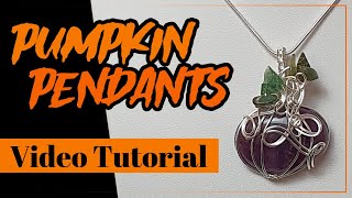 Pumpkin Pendants for Halloween