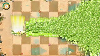 Pvz 2 Challenge - Plant Max Level POWER-UP Vs 100 Imp Dragon Zombie !! Plants Vs Zombies 2