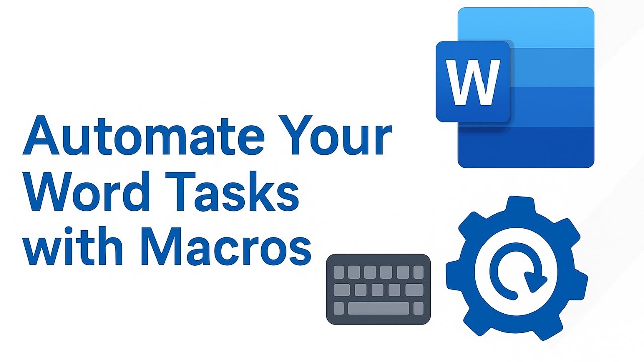How to Create and Use Macros in Microsoft Word - YouTube