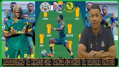 Kocha MILOUD HAMDI Ametangaza Mabadiliko Ya Kikosi Cha YANGA SC Dhidi Ya TABORA UNITED Mchezo wa NBC