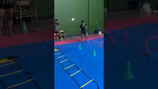 speed agility training 🔥🤯#karate #shorts #karatetraining