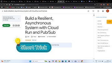 Build a Resilient, Asynchronous System with Cloud Run and Pub/Sub || Lab Solution ||  Arcade 2025 🎮