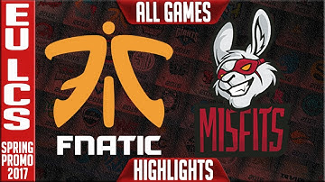 Misfits Academy vs Fnatic All Games Highlights - EU LCS Summer Promotion 2017 - MSA vs FNA All Games