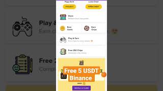 Free 5 USDT Binance // Crypto earning apps // How to earn crypto free screenshot 3