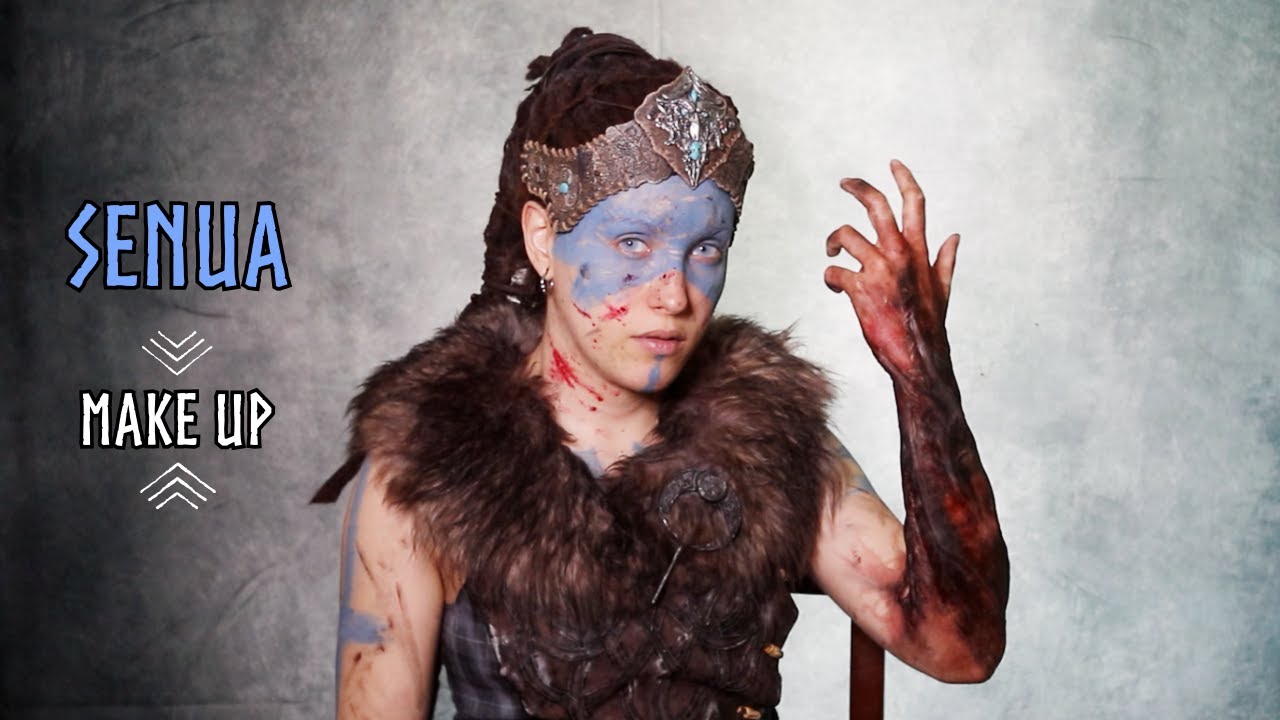 Hellblade Senua Make Up - Cosplay Transformation