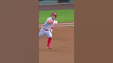Matt McClain 1st mlb hit stretching single into a double!