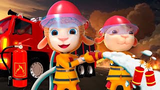 Nursery Rhymes &amp; Kids Songs👩‍🚒😱 Firefighter is a Important Profession😱They Save People from Fire