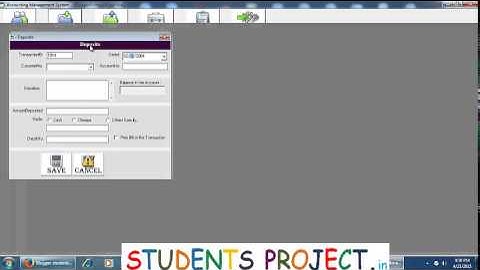 Bank Account management project in vb
