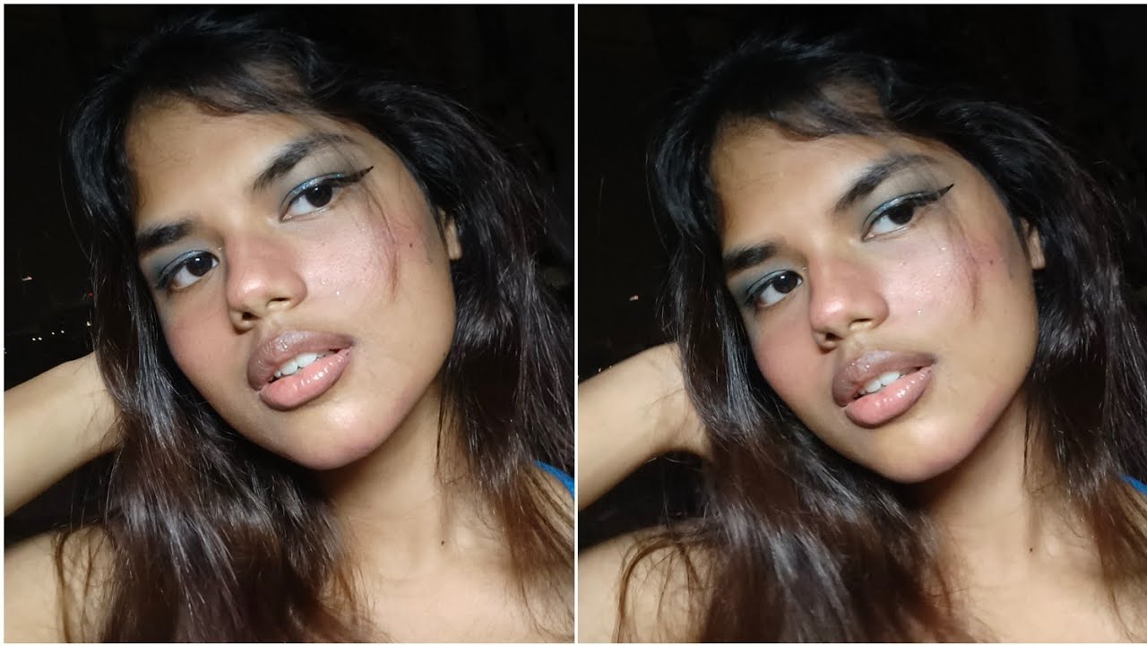 Blue makeup for your blue dress - Funny 💁🏽‍♀️