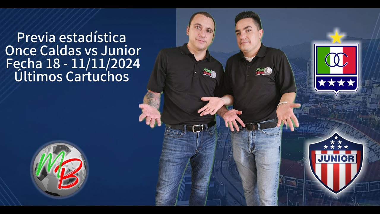 Previa estadística Once Caldas Vs Junior en Palogrande, Fecha 18 Liga ...