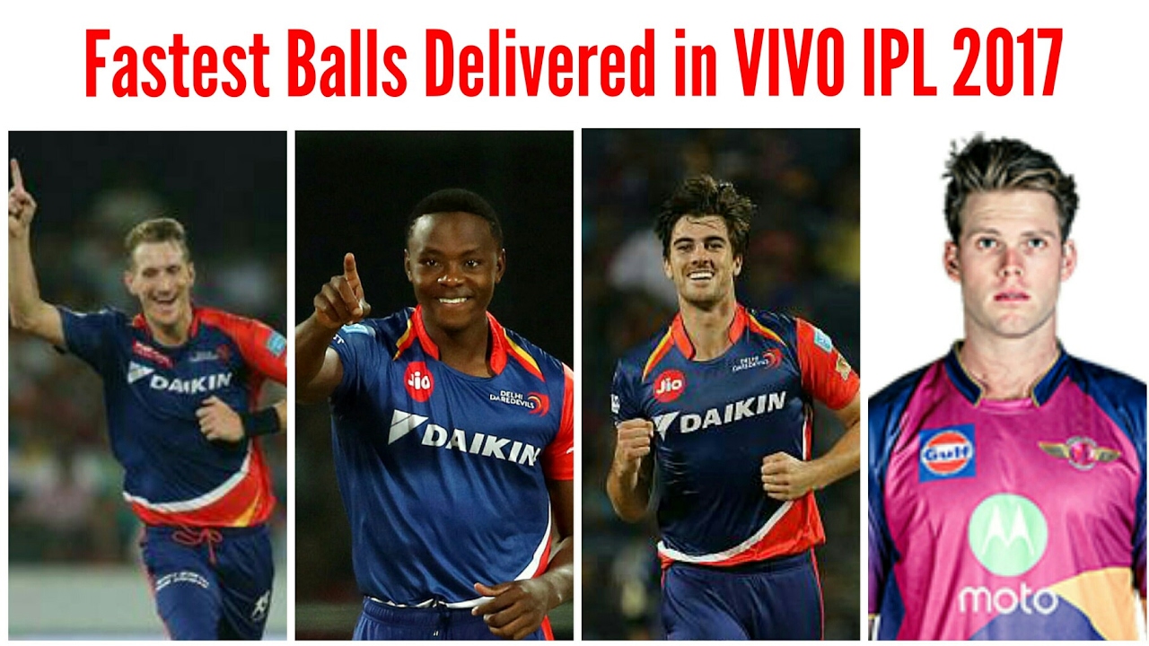 Fastest Balls Delivered in VIVO IPL 2017 |Top 10 Bowlers|