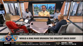 FIRST TAKE| Could a title make Jalen Brunson the greatest New York Knicks player ever? - Stephen A