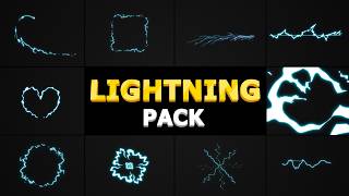 Free Lightning Pack - Hand-Drawn Electric FX (Ae, Pr, FCPX)