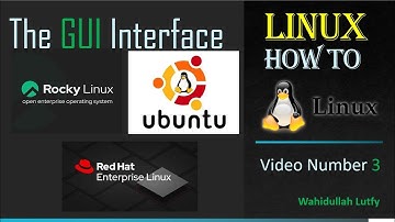 Linux How to Video Number 3 The GUI Interface (RedHat, Rocky and Ubuntu)