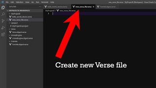 How to create a new Verse file in UEFN - Creative 2.0 Fortnite
