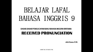 Belajar lafal bahasa inggris 9 - stress ...