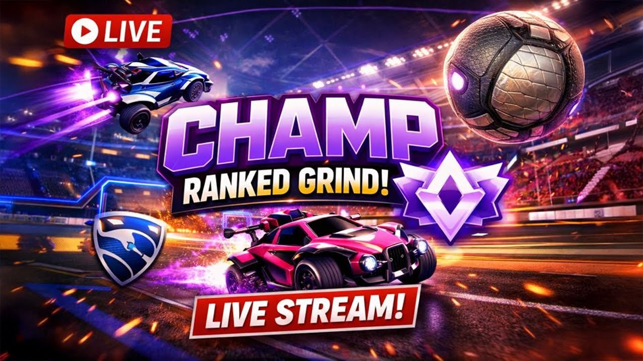 CHAMP RANKED GRIND - Current DIAMOND - Rocket League - YouTube