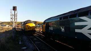 Class 37 thrash on the a Cumbrian Coast part 2. Almost 20 mins of thrash and 37401.