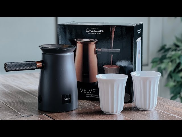 Velvetiser Hotel Chocolat Hot Chocolate Maker Machine Copper