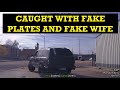 Traffic stop for fictitious plate - Driver TAKES OFF after being caught with another woman