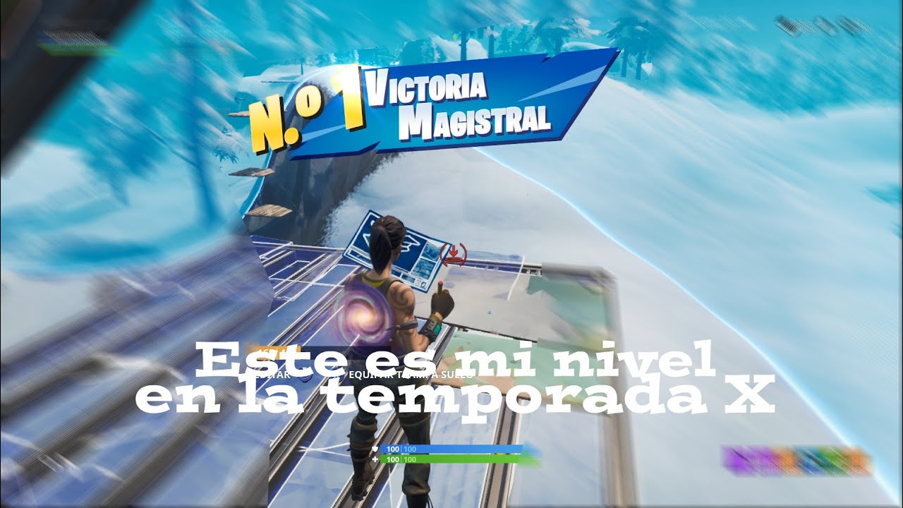 Así juego en la temporada X... 