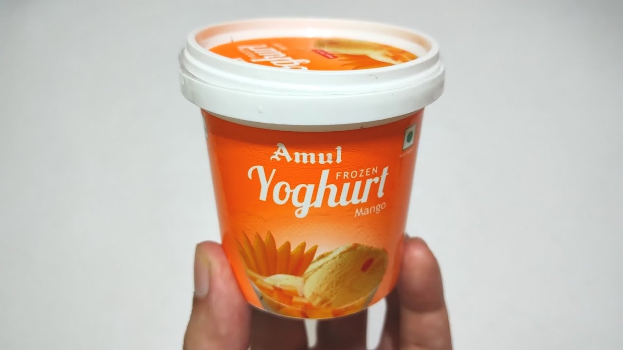 New Amul Frozen Yoghurt Mango Ice Cream 😍 YouTube