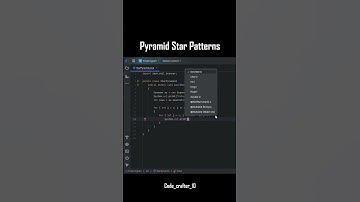 🔺Java Program for Pattern Printing | Pyramid & Star Patterns #shorts #javaprogramming #viral