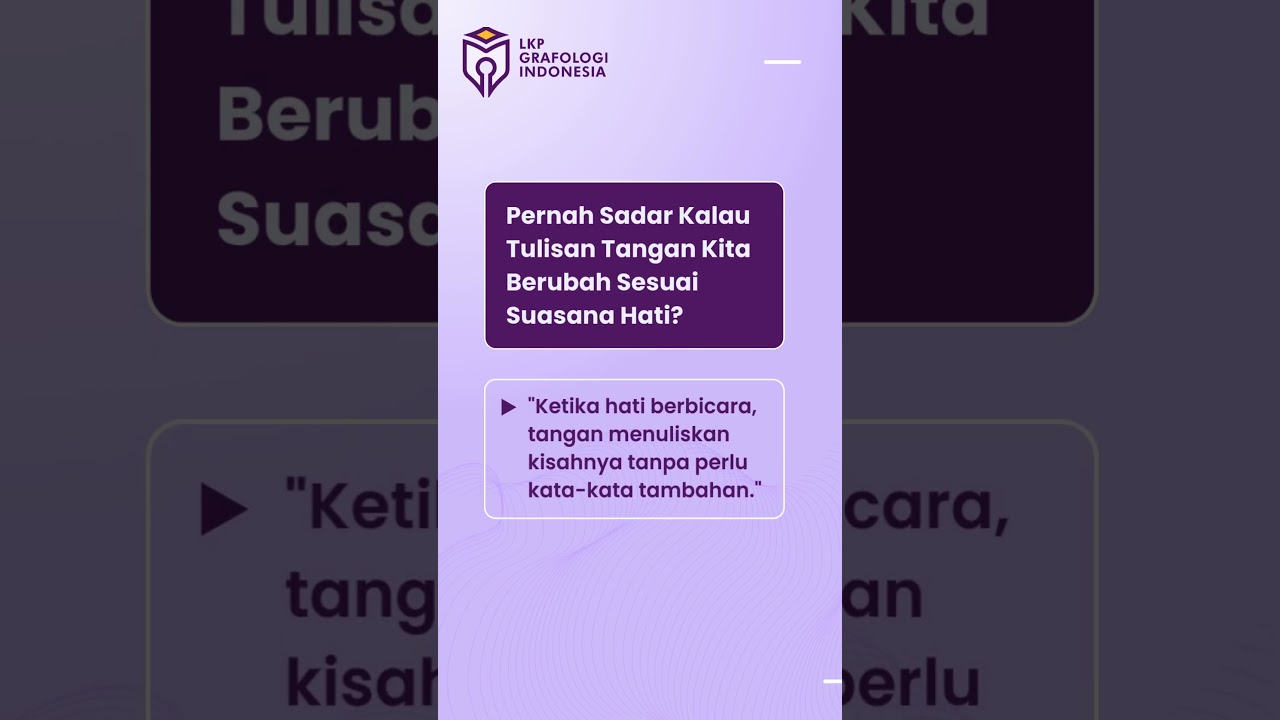 Pernah Sadar Kalau Tulisan Tangan Kita Berubah Sesuai Suasana Hati?