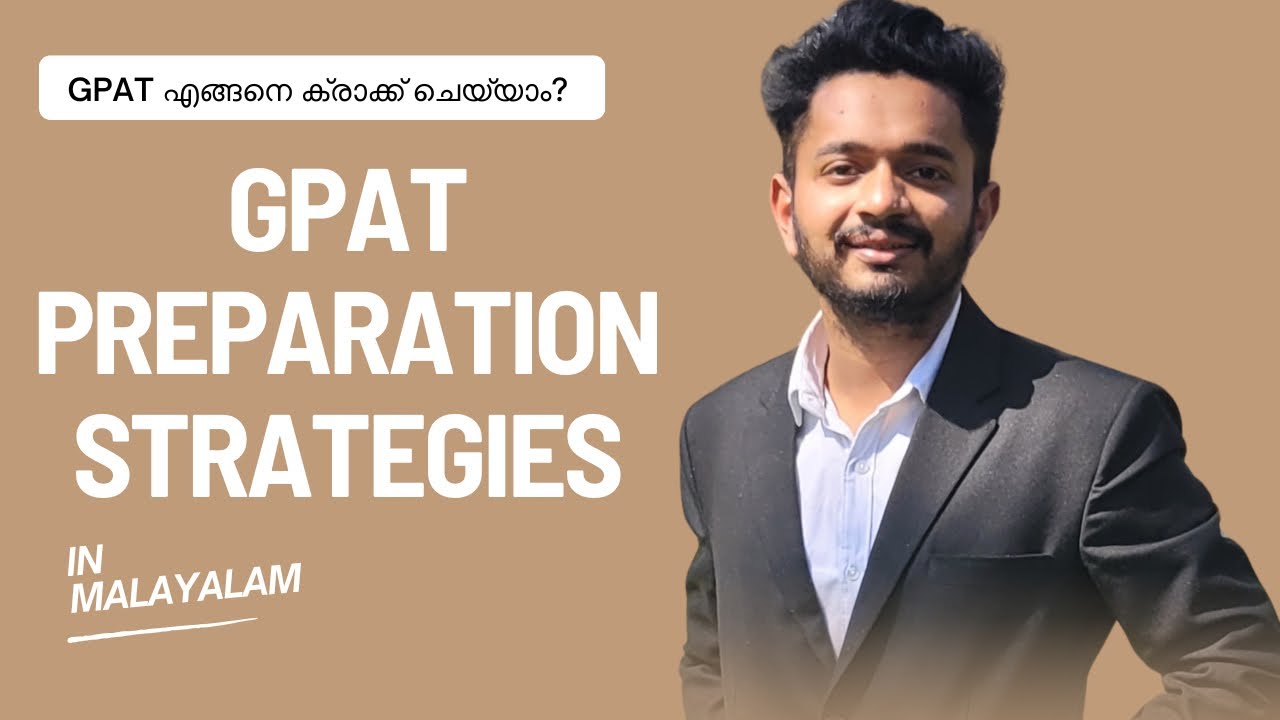 GPAT Preparation strategies in Malayalam | Top GPAT study plan and Tips  |