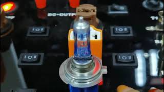h7 12v55w double blue halogen bulb