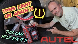 If your TPMS Light is on WATCH THIS  Autel MaxiTPMS TS508WF Unboxing and TPMS Check