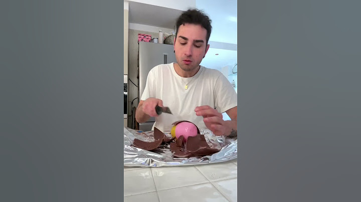 How to open chocolate egg