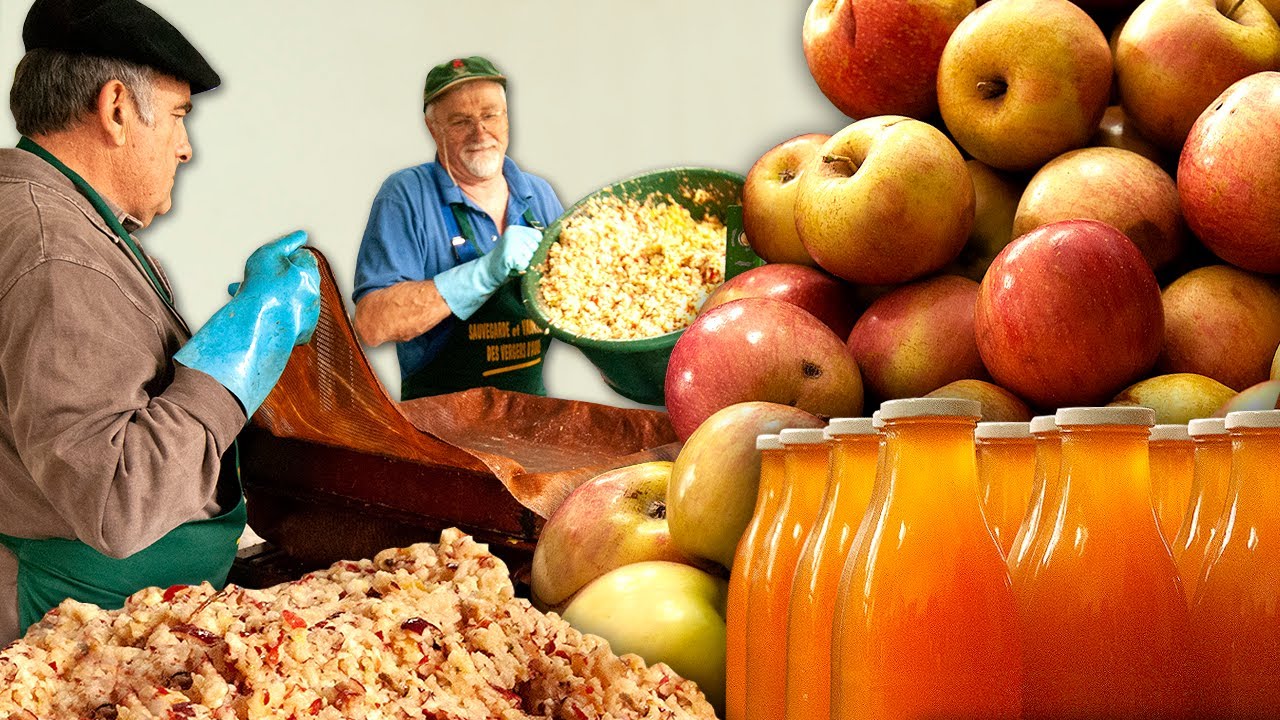 Натуральный яблочный сок. Более 3500 литров для семейного потребления по этой традиции.