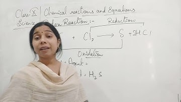Class X Science 24 03 2021 by Ms Mridulata Upadhyay Chemical reactions and equations