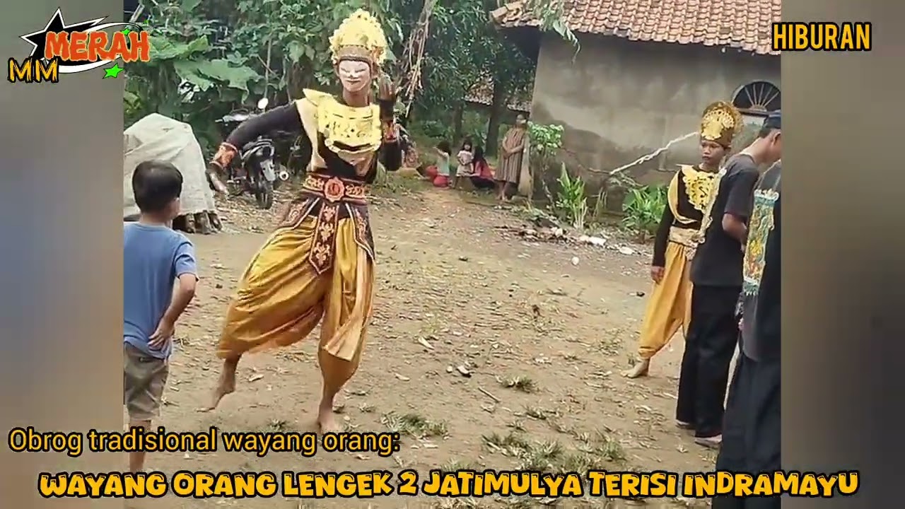 Hiburan Obrog Wayang orang Lengek 2□ Hiburan tradisional Lengek Jatumulya trisi Indramayu.