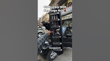 Old Scorpio With New Logo Grill🔥 #scorpio #blackscorpio #trending #viralshorts #modified