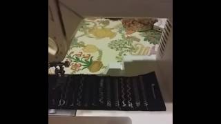 #6 Testing decorative stitches on Singer 4830.