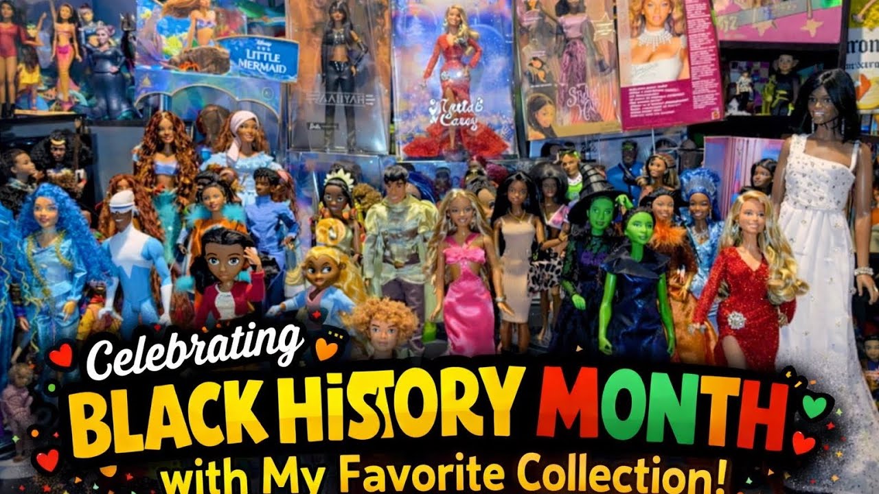Celebrating Black History Month with My Doll Collection ✨🖤 | Icons, Disney & Pop Culture