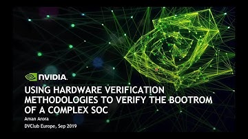 Using hardware verification methodologies to verify the BootROM of a complex SOC