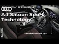 The Audi A4 Saloon Sport: Get to grips with technology image