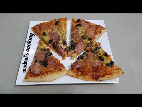 Video: Pizza Ya Nyumbani Na Sausage Na Uyoga