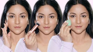 How & Why You Should Apply Foundation With Fingers, Brush & Sponge