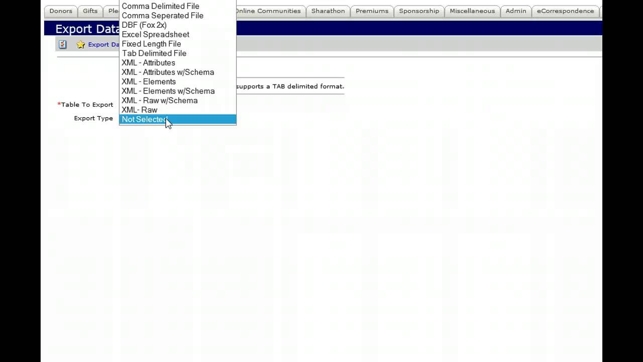 Export Data - YouTube