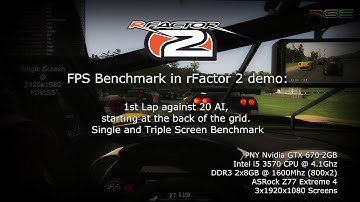 rFactor 2 Demo - FPS Benchmark.