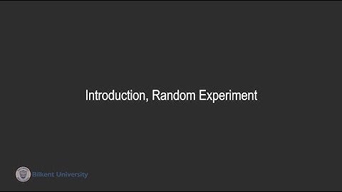 Probabilistic Analysis - Lecture 01 (IE 523)