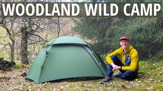 Peak District Solo Wild Camp - A Night In The Woods